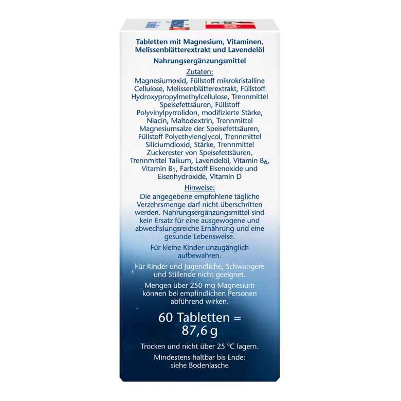 Doppelherz aktiv Magnesium 500 für die Nacht Tabletten, 60 St
