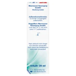 Doppelherz aktiv Meerwasser Nasenspray, 20 ml