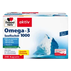 Doppelherz aktiv Omega-3 Seefischöl 1000 Kapseln, 240 St