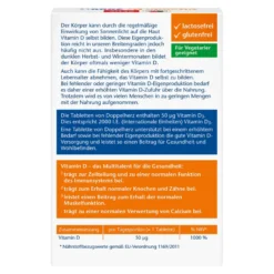Doppelherz aktiv Vitamin D3 2000 I.E. Tabletten, 50 St