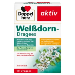 Doppelherz aktiv Weißdorn-Dragees, 90 St