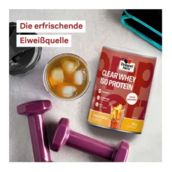 Doppelherz Clear Whey Iso Protein Pfirsich-Eistee, 300 g