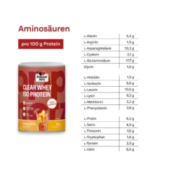 Doppelherz Clear Whey Iso Protein Pfirsich-Eistee, 300 g