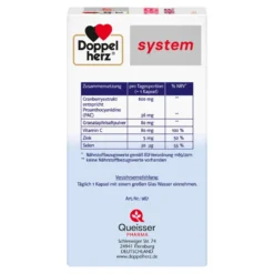 Doppelherz Cranberry + Granatapfel system, 60 St