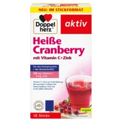 Doppelherz Heiße Cranberry aktiv, 10 St