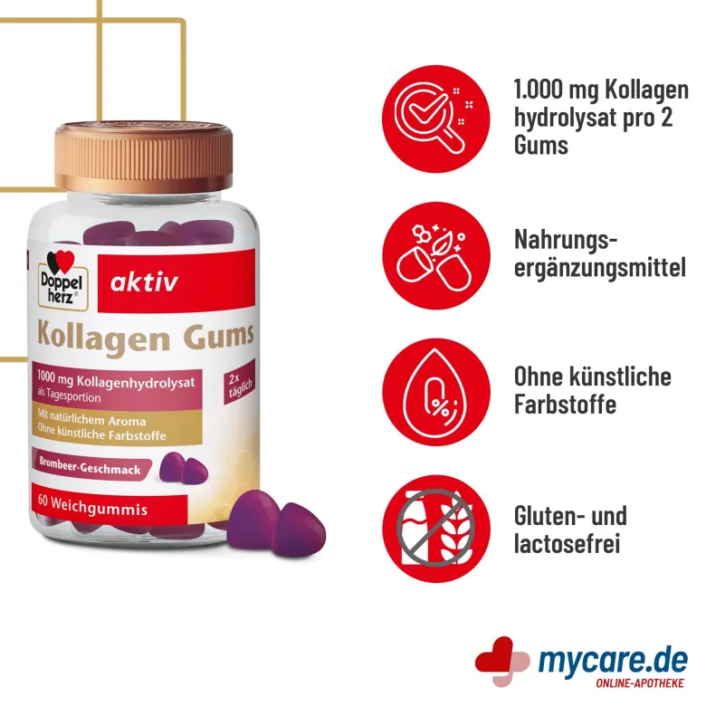 Doppelherz Kollagen Gums, 60 St