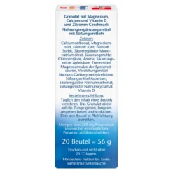Doppelherz Magnesium + Calcium + D3 aktiv, 20 St
