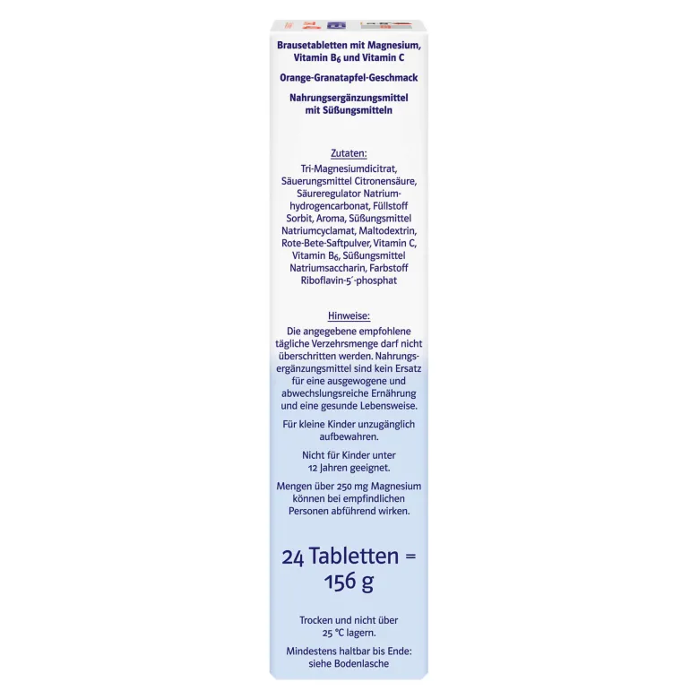 Doppelherz Magnesium 400 Citrat system Brausetabletten, 24 St