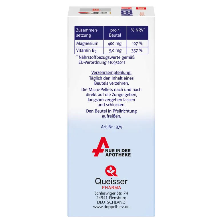 Doppelherz Magnesium 400 Direct system Pellets, 30 St