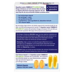 Doppelherz Omega-3 pflanzlich Kapseln, 60 St