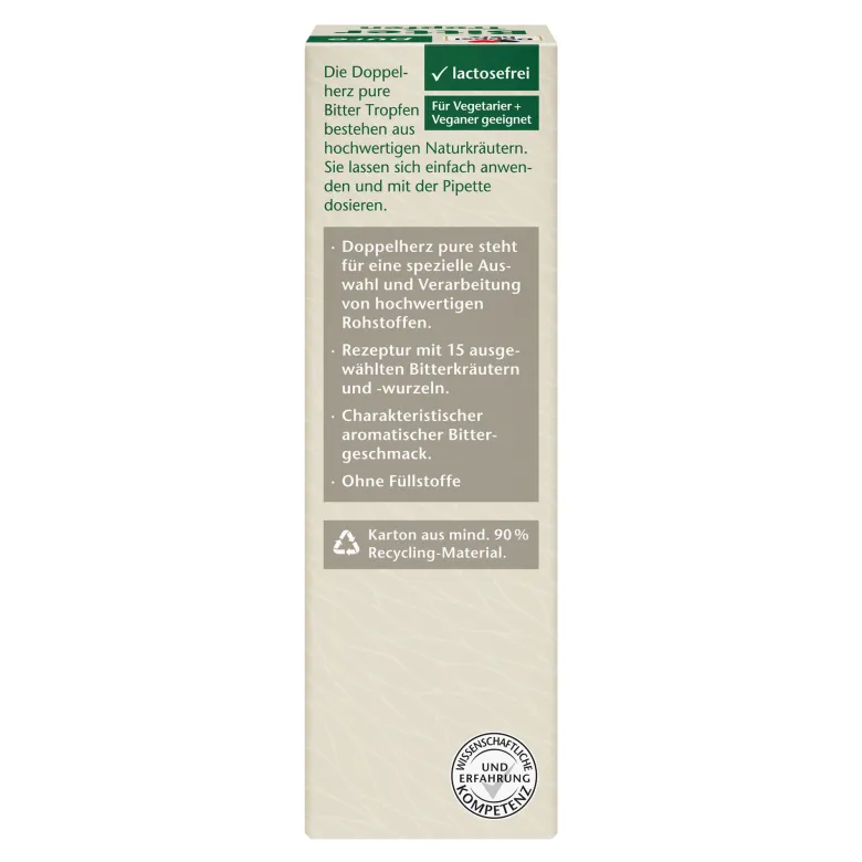 Doppelherz pure Bitter Tropfen, 50 ml