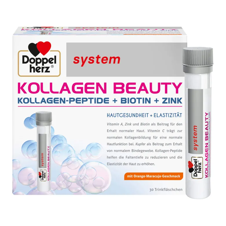 Doppelherz system Kollagen Beauty Maracuja Trinkampullen, 30X25 ml