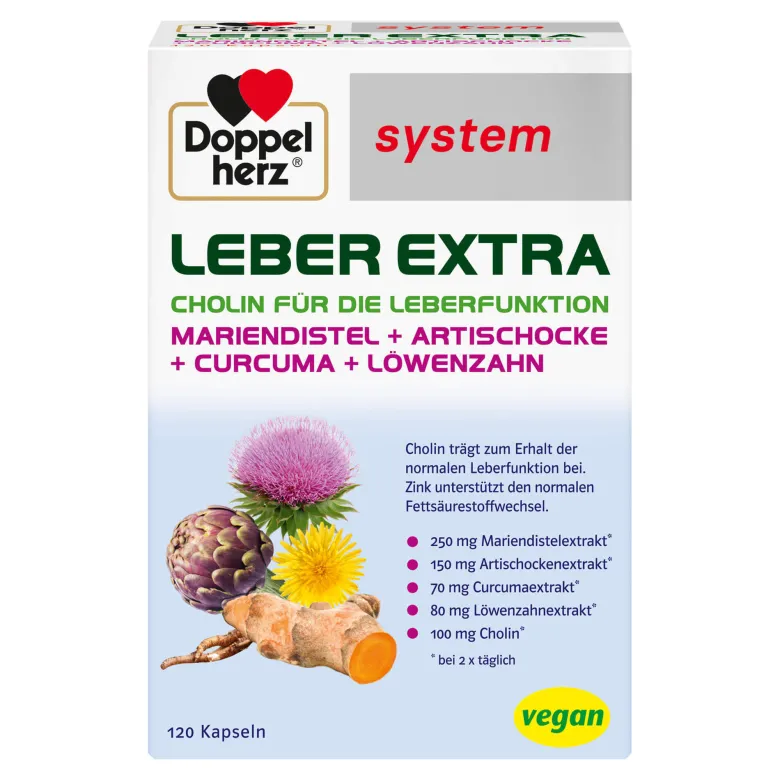 Doppelherz system Leber Extra Kapseln, 120 St