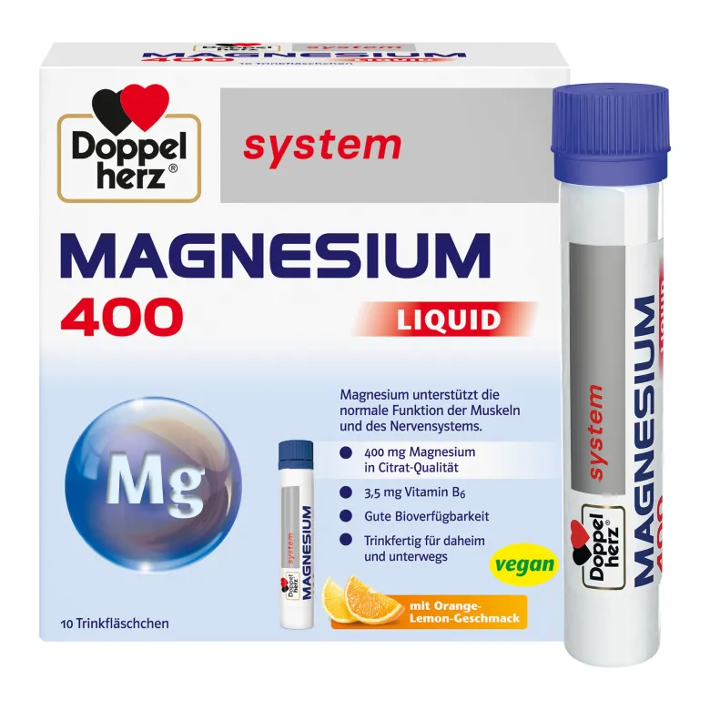 Doppelherz system Magnesium 400 Liquid, 10 St