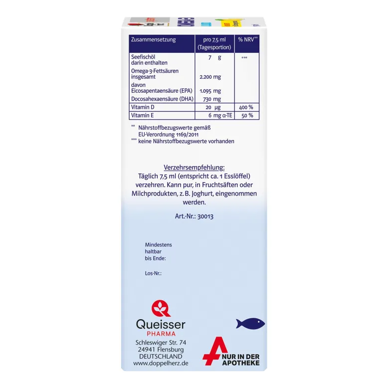 Doppelherz system Omega-3 Liquid, 150 ml