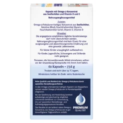 Doppelherz system Omega-3 Premium 1500 Herz+Gehirn+Abwehr, 60 St