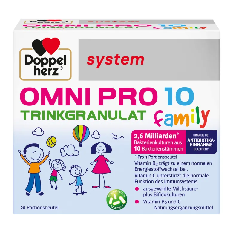Doppelherz system Omni Pro 10 family Trinkgranulat, 20 St