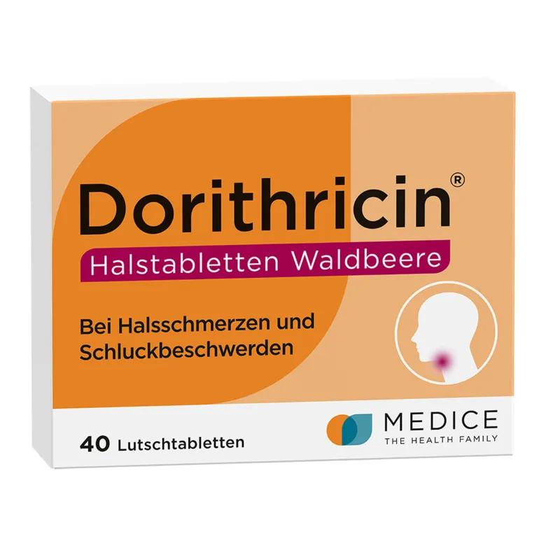 Dorithricin Halstabletten Waldbeere, 40 St