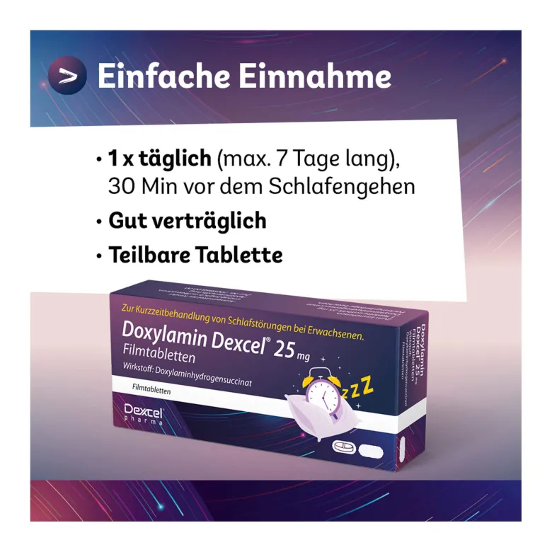 Doxylamin Dexcel 25 mg Filmtabletten, 20 St