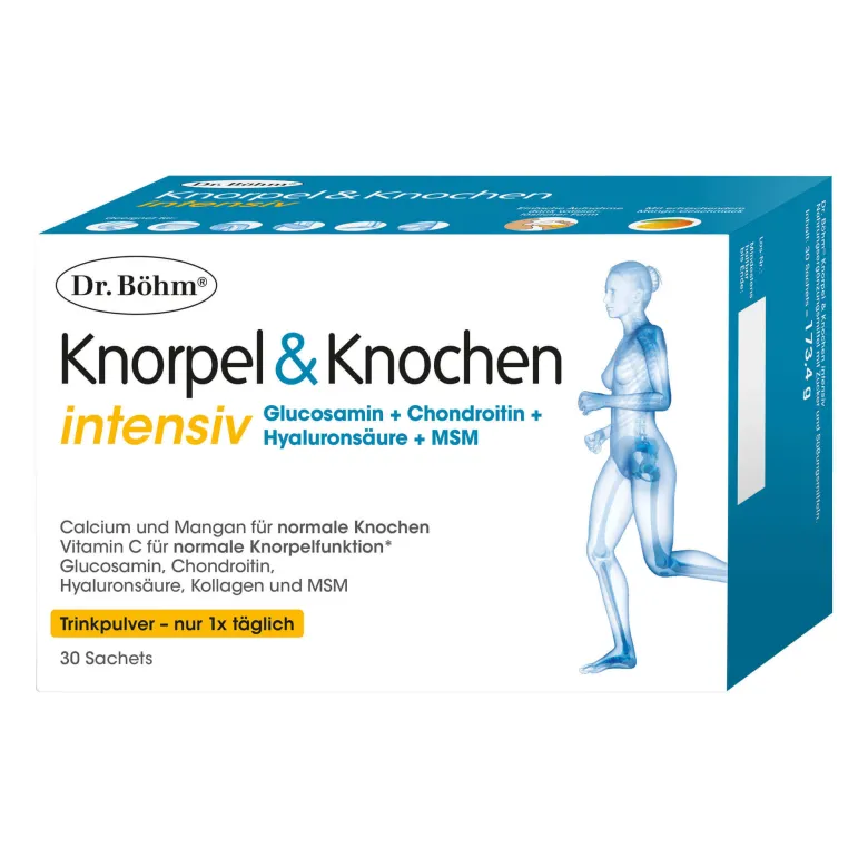 Dr. Böhm Knorpel & Knochen intensiv Trinkpulver, 30X5.7 g