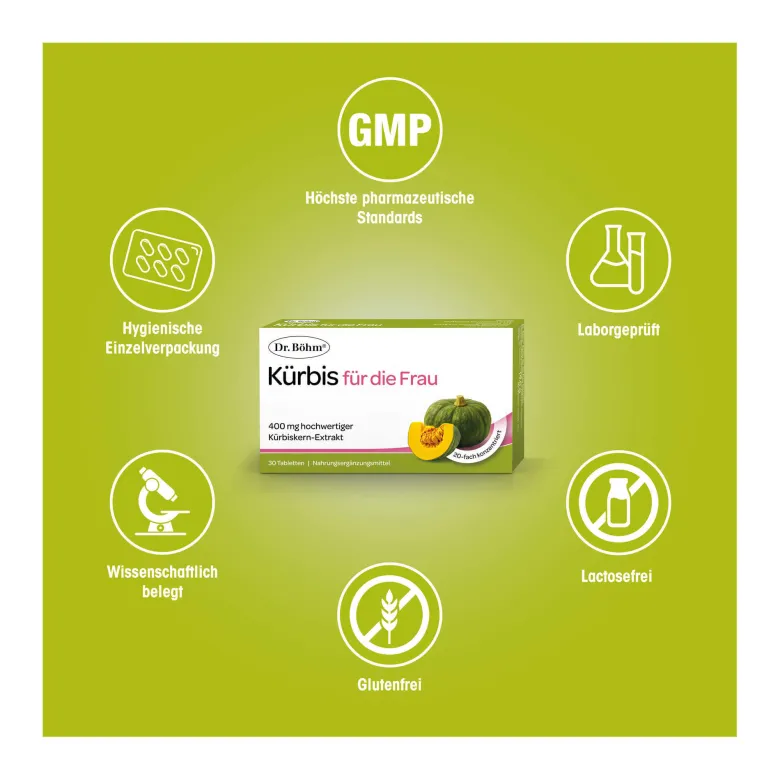 Dr. Böhm Kürbis für die Frau Tabletten, 60 St