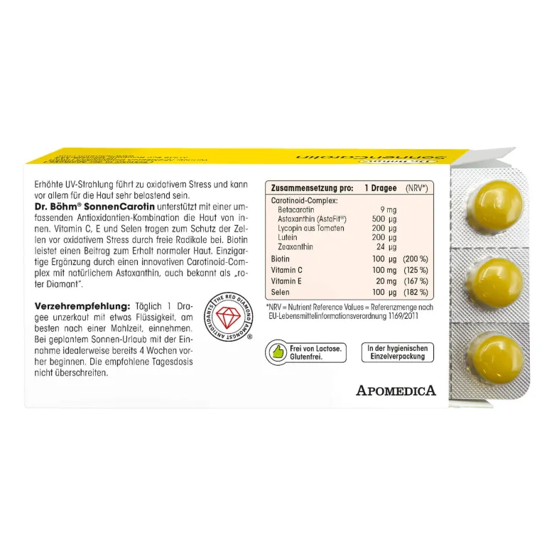 Dr. Böhm SonnenCarotin Dragees, 60 St