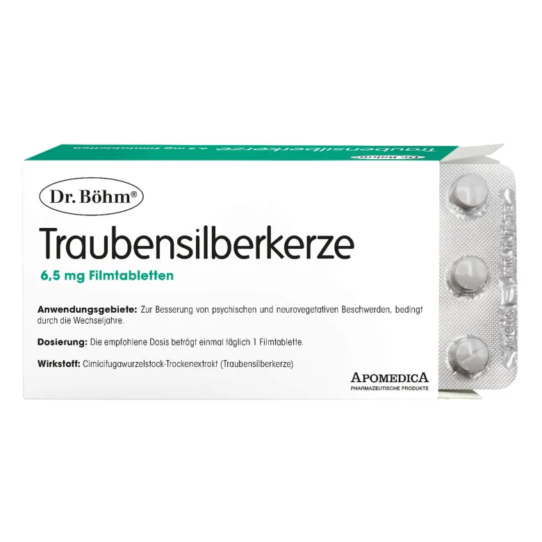 Dr. Böhm Traubensilberkerze 6,5 mg Filmtabletten, 60 St