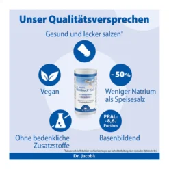 Dr. Jacob's Blutdruck-Salz mit Kalium Salzersatz, 250 g