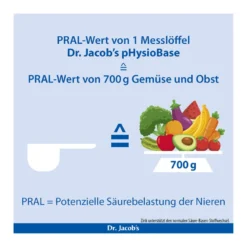 Dr. Jacob's pHysioBase Basen-Citrat-Basenpulver + Glucosamin, 300 g