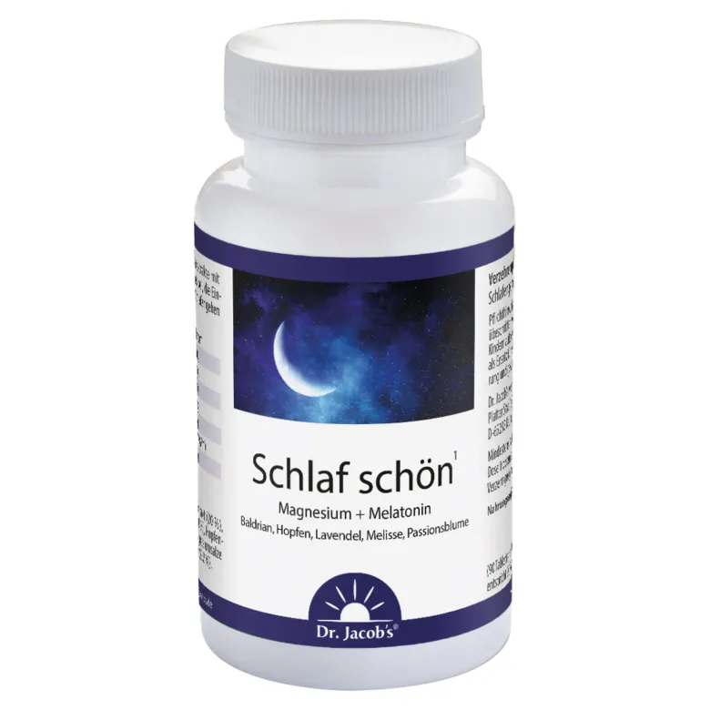Dr. Jacob's Schlaf schön Melatonin Melisse Baldrian Hopfen, 90 St