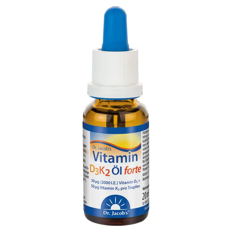 Dr. Jacobs Vitamin D3K2 Öl forte, 20 ml