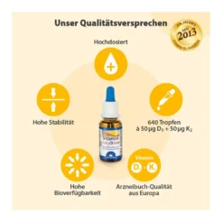 Dr. Jacobs Vitamin D3K2 Öl forte, 20 ml