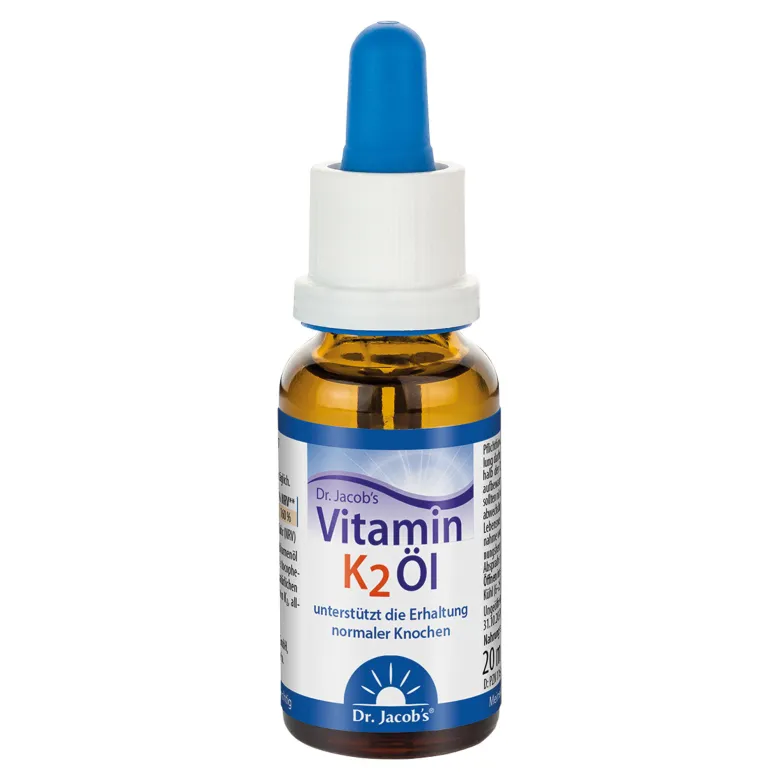 Dr. Jacob's Vitamin K2 Öl Alltrans MK7 640 Tropfen vegan, 20 ml