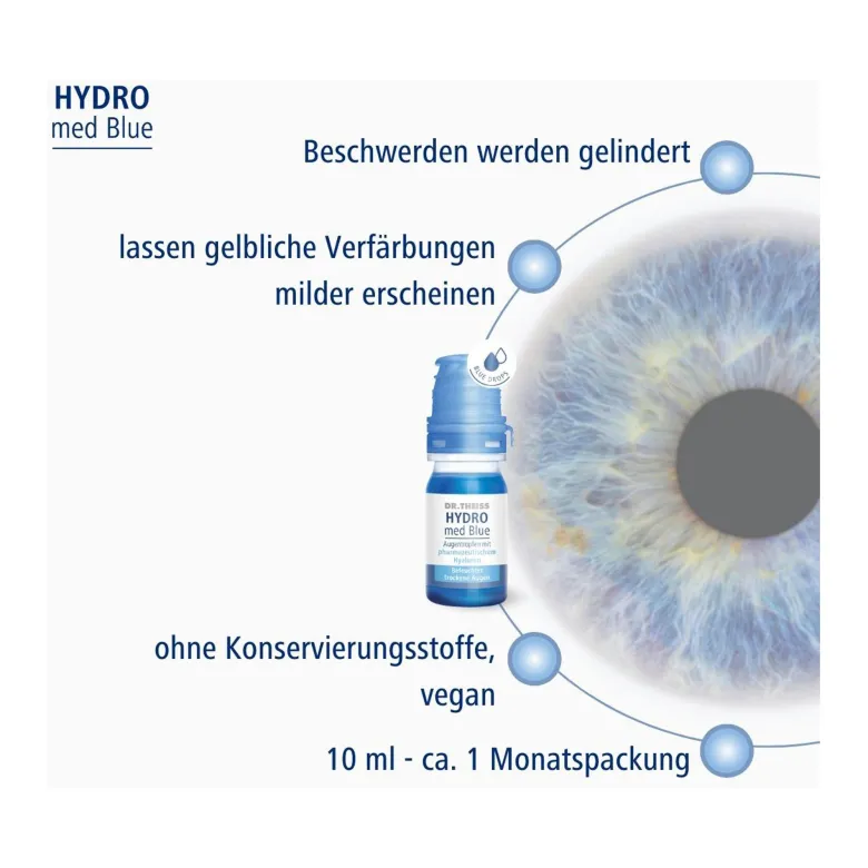 Dr. Theiss HYDRO med Blue Augentropfen, 10 ml