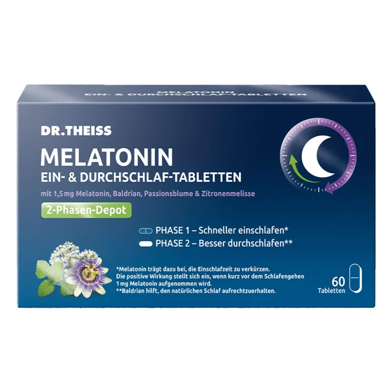Dr. Theiss Melatonin Ein- & Durchschlaf-Tabletten, 60 St