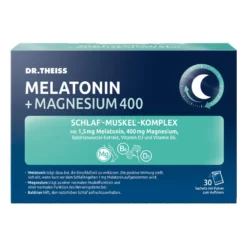 Dr. Theiss Melatonin+Magnesium 400 Schlaf-Komplex Pulver, 30X5 g
