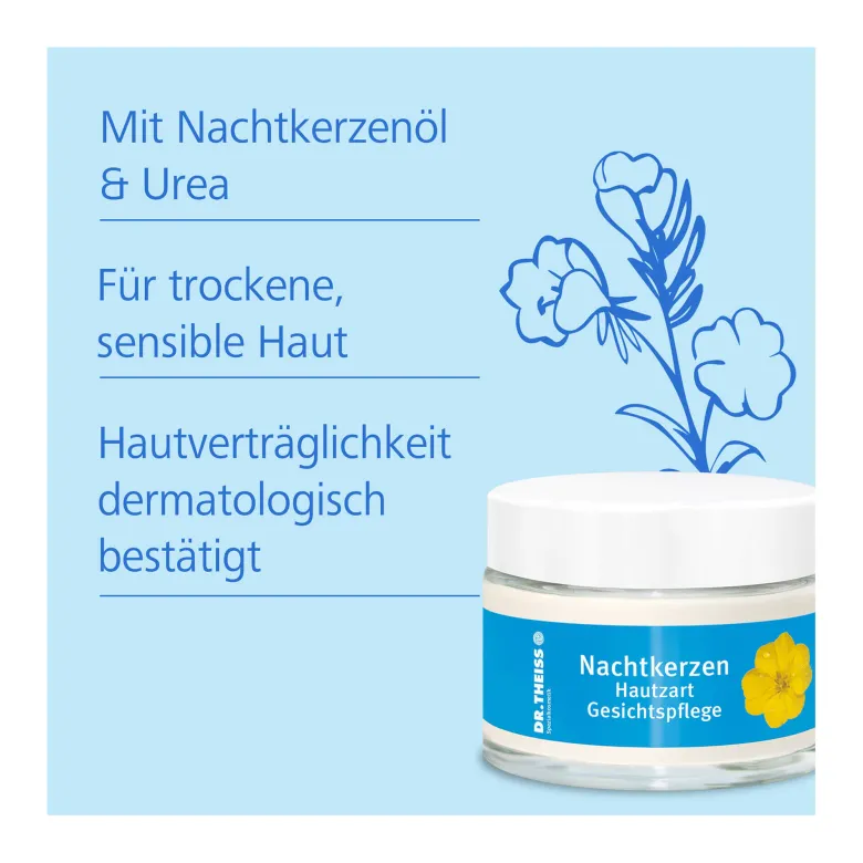 Dr. Theiss Nachtkerzen Hautzart Gesichtspflege, 50 g