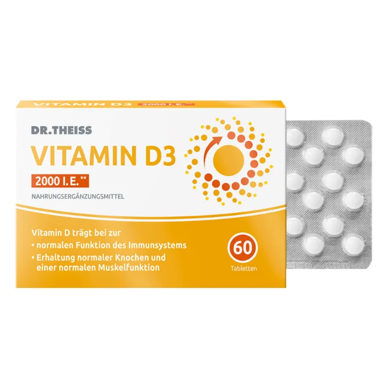 Dr. Theiss Vitamin D3 Tabletten, 60 St