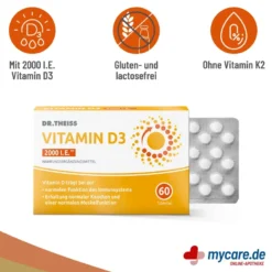 Dr. Theiss Vitamin D3 Tabletten, 60 St