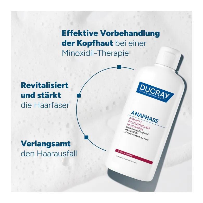 Ducray Anaphase Shampoo bei chronischem Haarausfall, 200 ml
