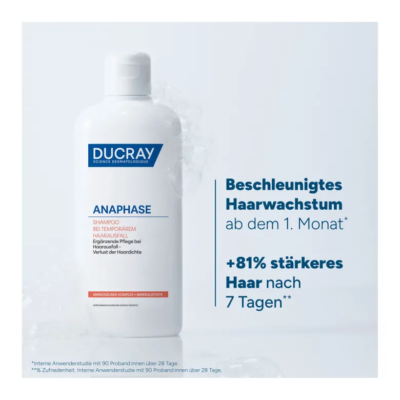 Ducray Anaphase Shampoo bei temporärem Haarausfall, 400 ml