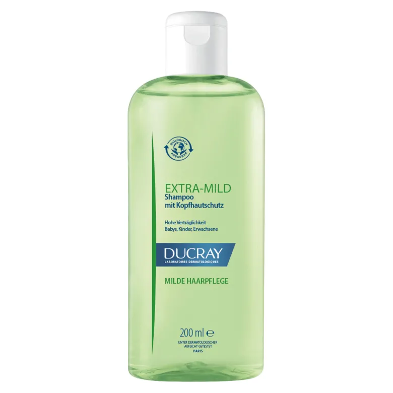 Ducray Extra-Mild Shampoo mit Kopfhautschutz, 200 ml