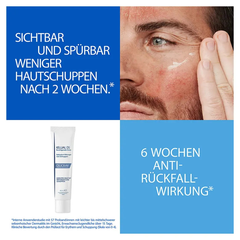 Ducray Kelual DS Beruhigende Anti-Schuppen Creme, 40 ml