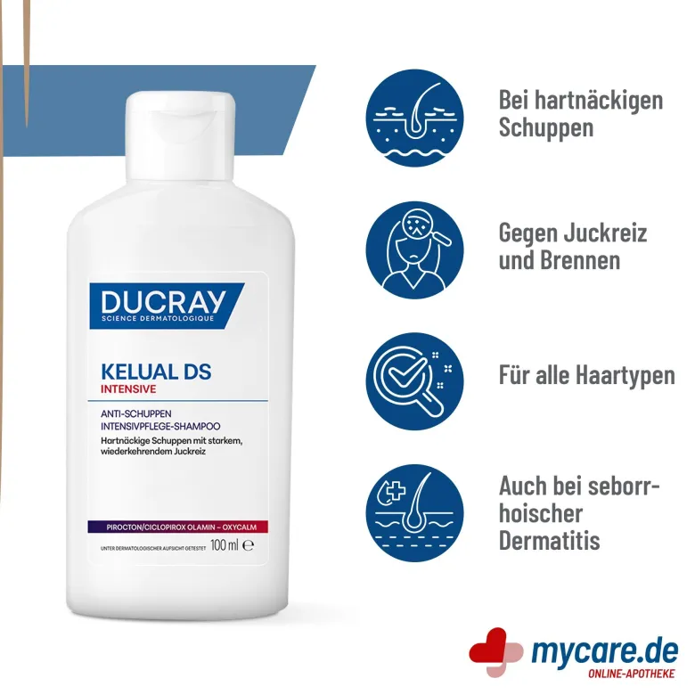 Ducray Kelual DS Intensive Anti-Schuppen-Shampoo, 100 ml