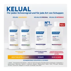 Ducray Kelual Squanorm Shampoo Trockene Schuppen, 200 ml
