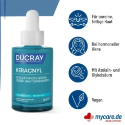 Ducray Keracnyl Regulierendes Serum gegen Hautunreinheiten, 30 ml