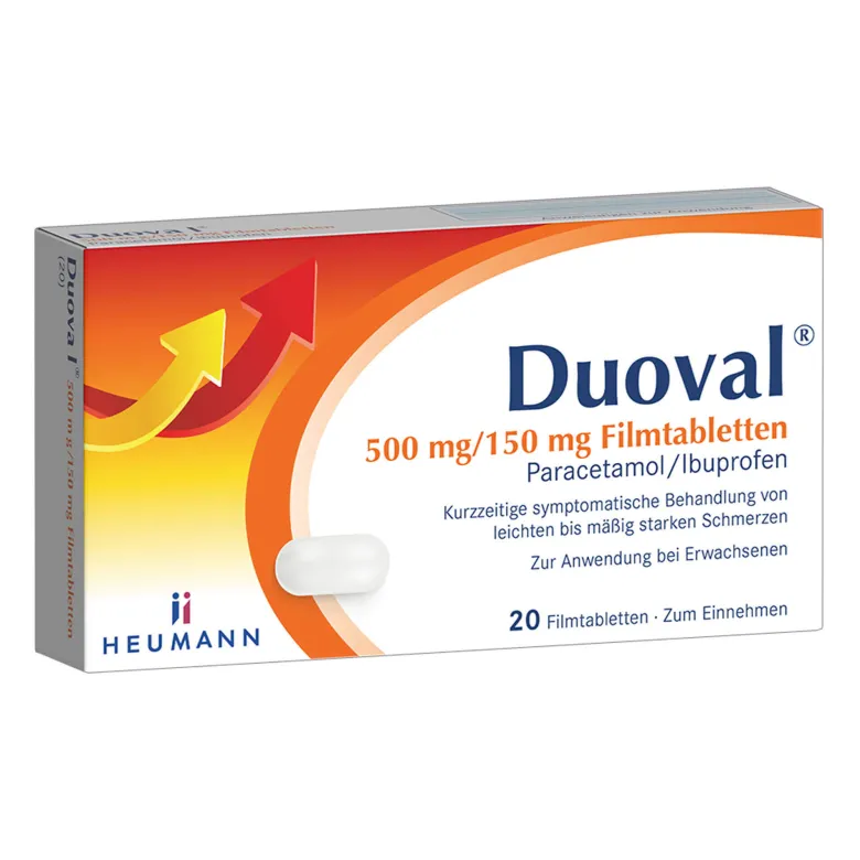 Duoval 500 mg/150 mg Filmtabletten, 20 St