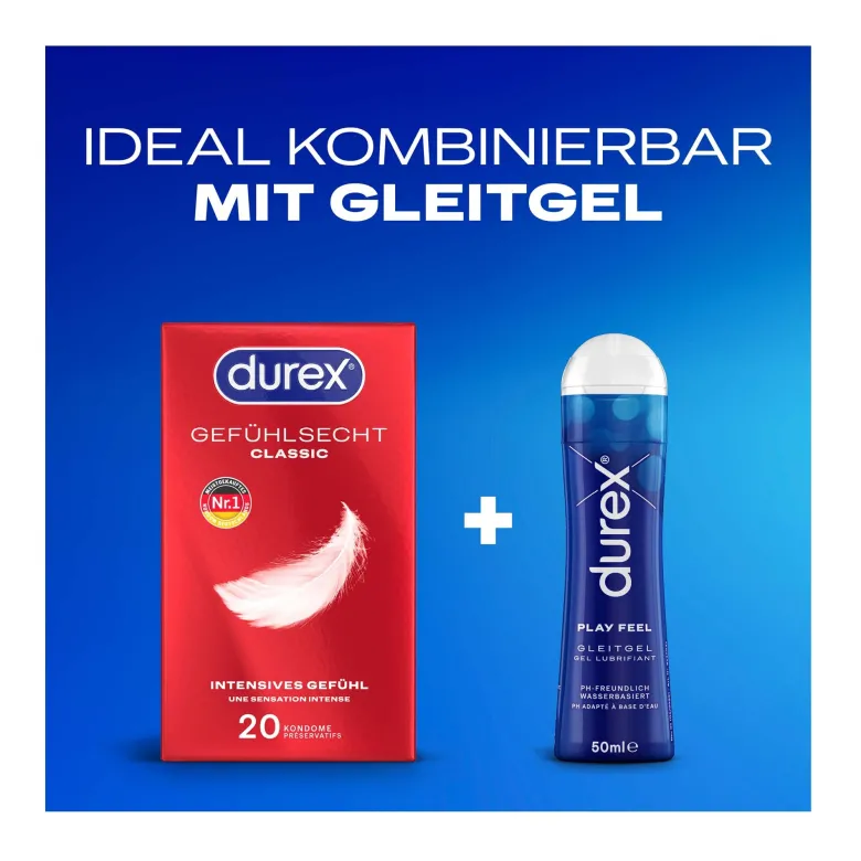 Durex Gefühlsecht classic Kondome, 20 St