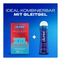 Durex Gefühlsecht XXL Kondome, 10 St