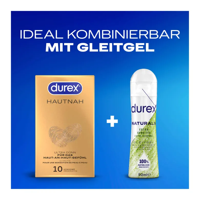 Durex Hautnah latexfrei Kondome, 10 St